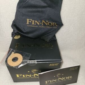 BRAND NEW IN BOX Fin-Nor Ahab 16 With Mega Drag Reel